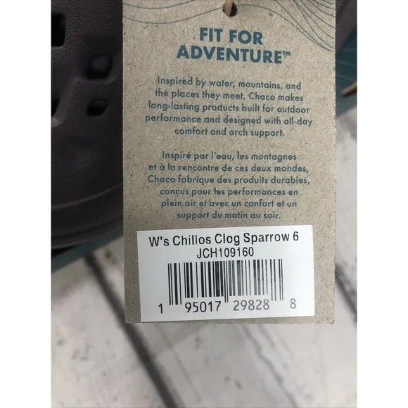 Chaco Chillos Clogs Sparrow Women's Size 6 Slip-On Comfort Foam Sandals - Picture 4 of 13